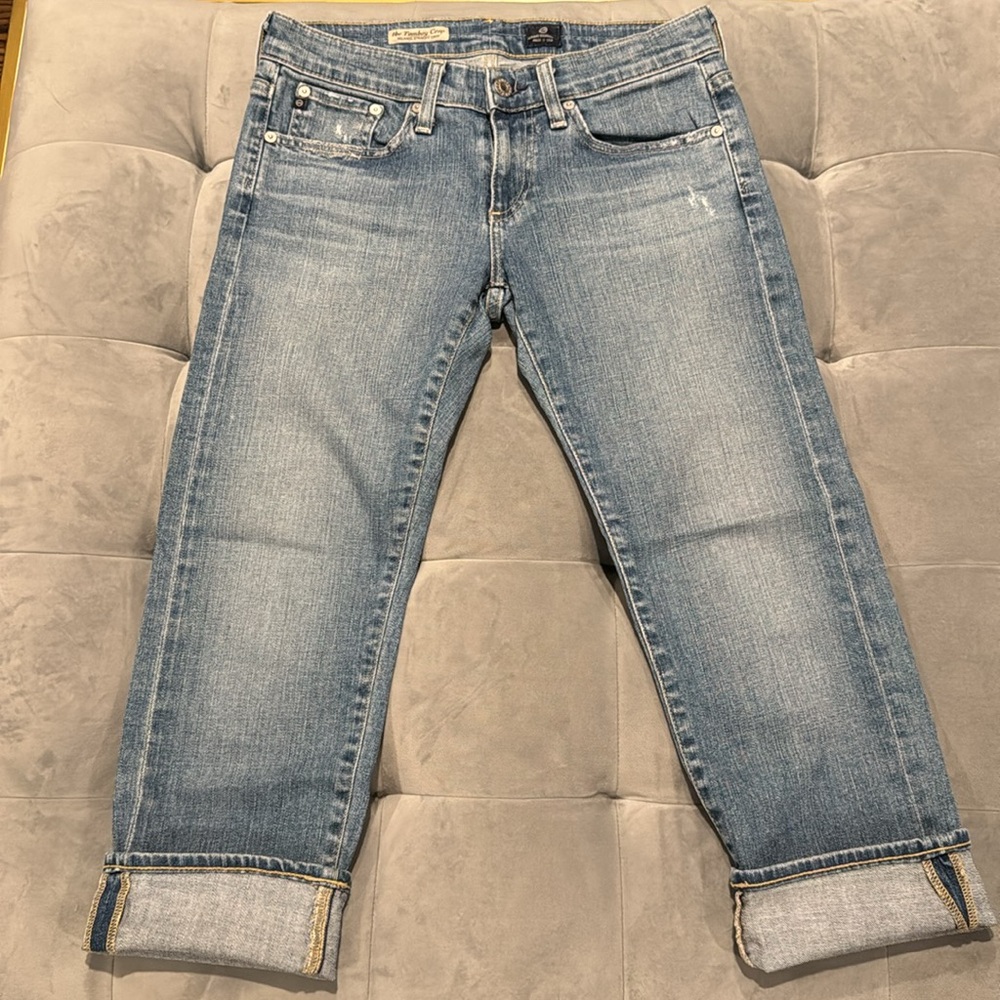 Adriano Goldschmied AG Denim Tomboy Relaxed Straight Leg Crop 26